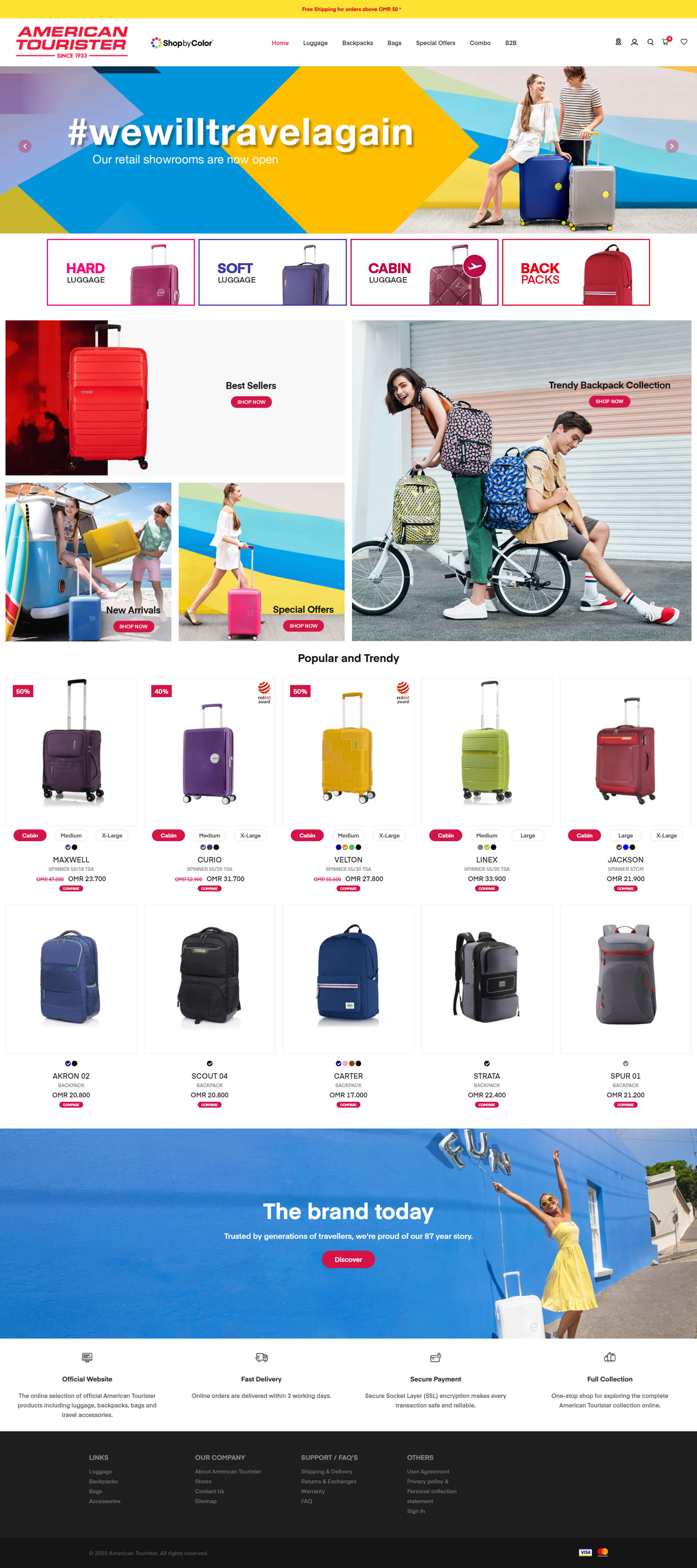 American Tourister – Oman